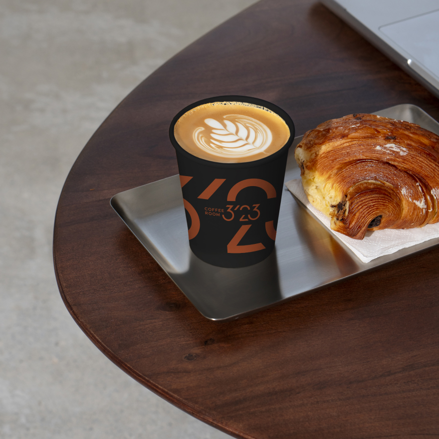 Design overview for the brand Coffee Room 3/23 (Rebranding)